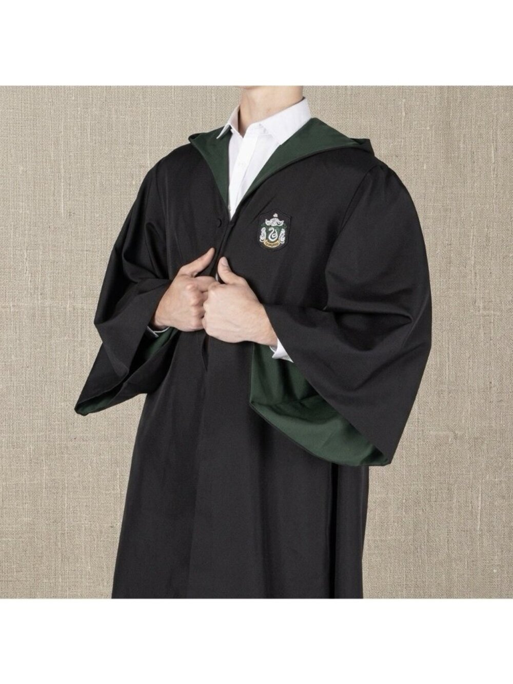 Harry Potter Slytherin Robe Cloak Universal Studios Wizarding World Of XXS Adult